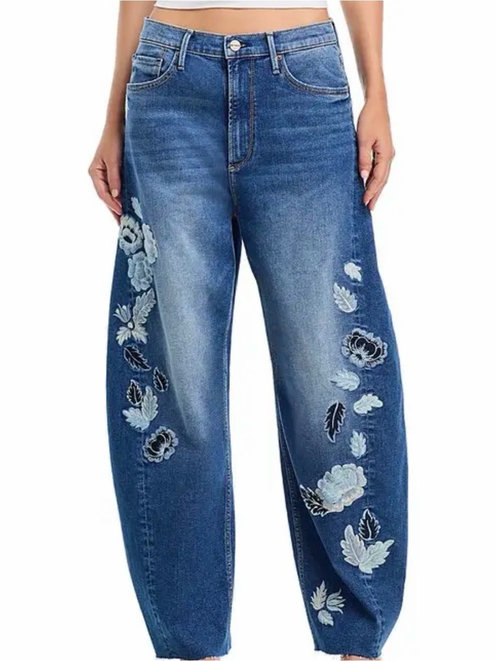 Driftwood Parker Barrel X Floral Foliage in Medium sz 32
